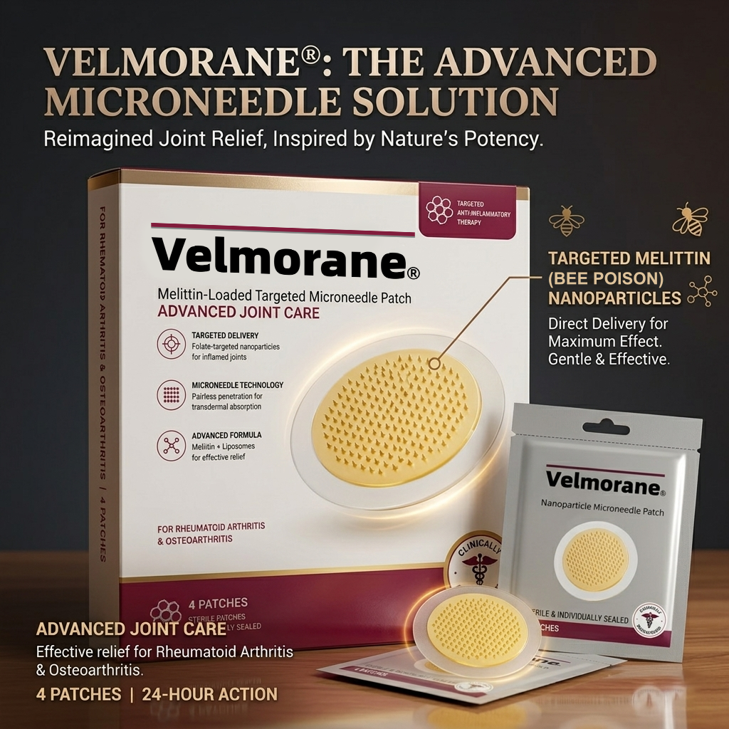 【Official Brand Store】Velmorane® – Revolutionary Melittin Nanoparticle Microneedle Patch