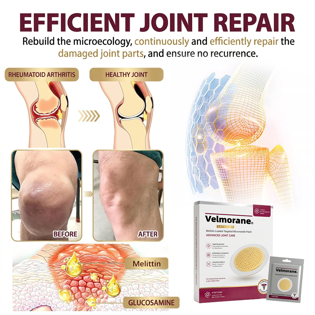 【Official Brand Store】Velmorane® – Revolutionary Melittin Nanoparticle Microneedle Patch | 𝟸𝟶𝟸𝟼 𝐵𝑟𝑒𝑎𝑘𝑡ℎ𝑟𝑜𝑢𝑔ℎ 𝑇𝑒𝑐ℎ𝑛𝑜𝑙𝑜𝑔𝑦 𝑓𝑜𝑟 𝑇𝑎𝑟𝑔𝑒𝑡𝑒𝑑 𝐽𝑜𝑖𝑛𝑡 𝑅𝑒𝑙𝑖𝑒𝑓
