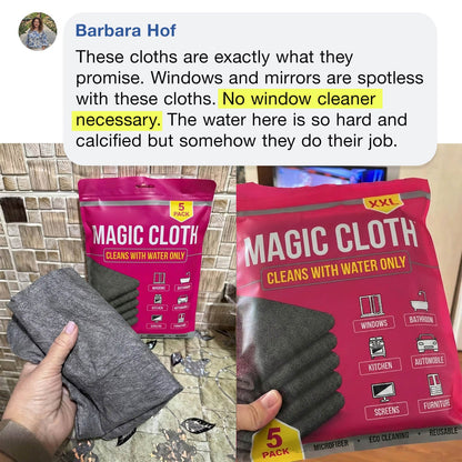 Magic Microfiber Cleaning Cloth (5-Pack)
