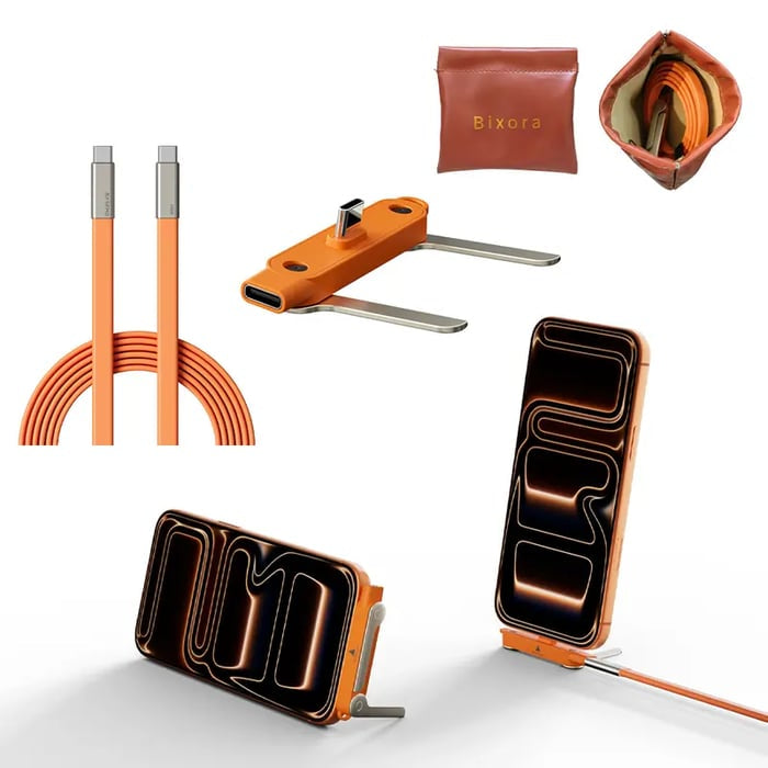 240W SuperCharge Detachable 2-in-1 Charging Cable
