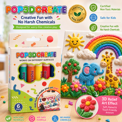 Save 50% by ordering today丨AQA® 3D Relief Art Pen – Turn Flat Drawings Into Touchable 3D Art