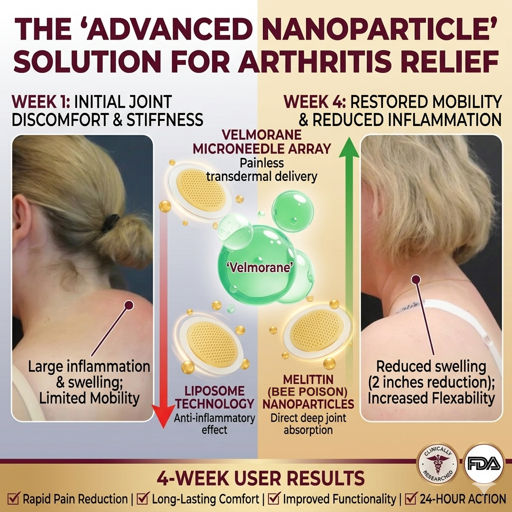 【Official Brand Store】Velmorane® – Revolutionary Melittin Nanoparticle Microneedle Patch | 𝟸𝟶𝟸𝟼 𝐵𝑟𝑒𝑎𝑘𝑡ℎ𝑟𝑜𝑢𝑔ℎ 𝑇𝑒𝑐ℎ𝑛𝑜𝑙𝑜𝑔𝑦 𝑓𝑜𝑟 𝑇𝑎𝑟𝑔𝑒𝑡𝑒𝑑 𝐽𝑜𝑖𝑛𝑡 𝑅𝑒𝑙𝑖𝑒𝑓